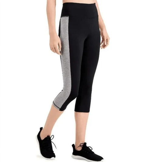 IDEOLOGY Womens sports XXXL / Black IDEOLOGY -  Essentials Colorblocked Cropped Leggings