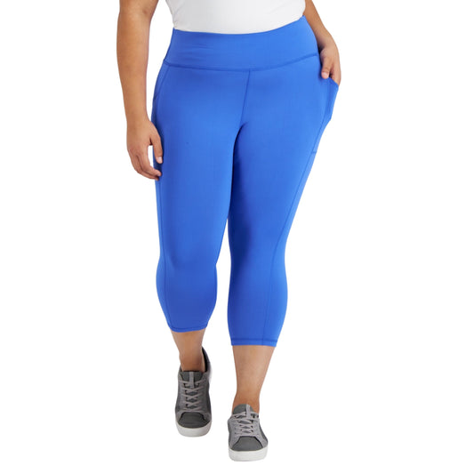 IDEOLOGY Womens sports XXL / Blue IDEOLOGY - Plus Size Cropped Leggings