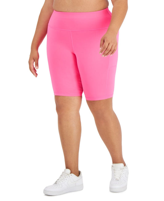 IDEOLOGY Womens sports XXXXL / Pink IDEOLOGY - Plus Size Pull-on Bicycle Shorts