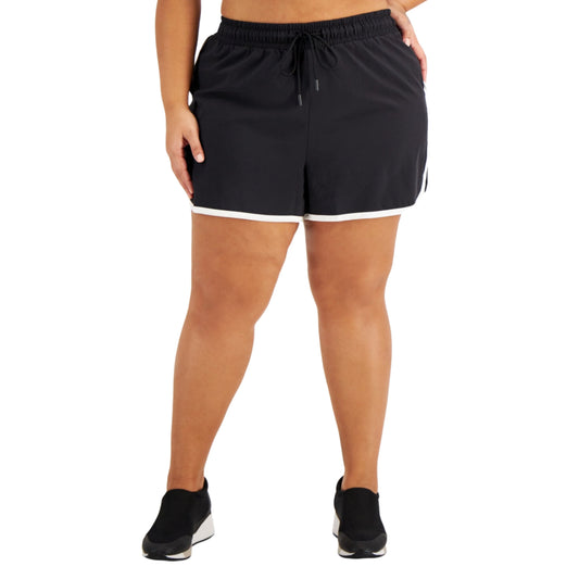 IDEOLOGY Womens sports XXL / Black IDEOLOGY -  Plus Size Running Shorts