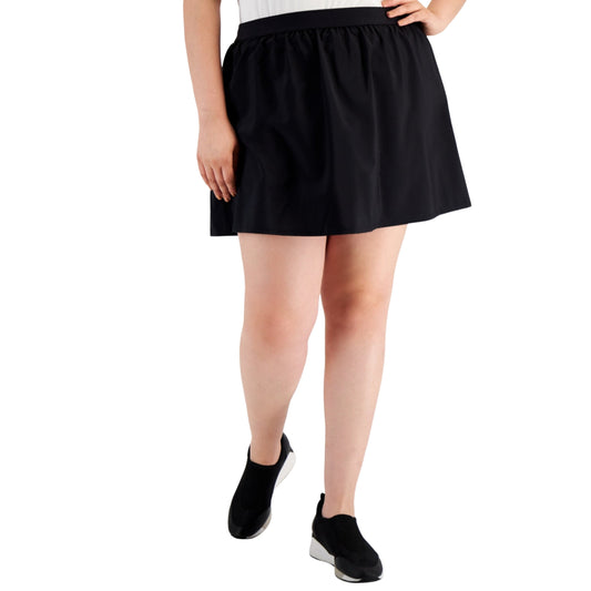 IDEOLOGY Womens sports XXXXL / Black IDEOLOGY -  Plus Size Woven Skirt
