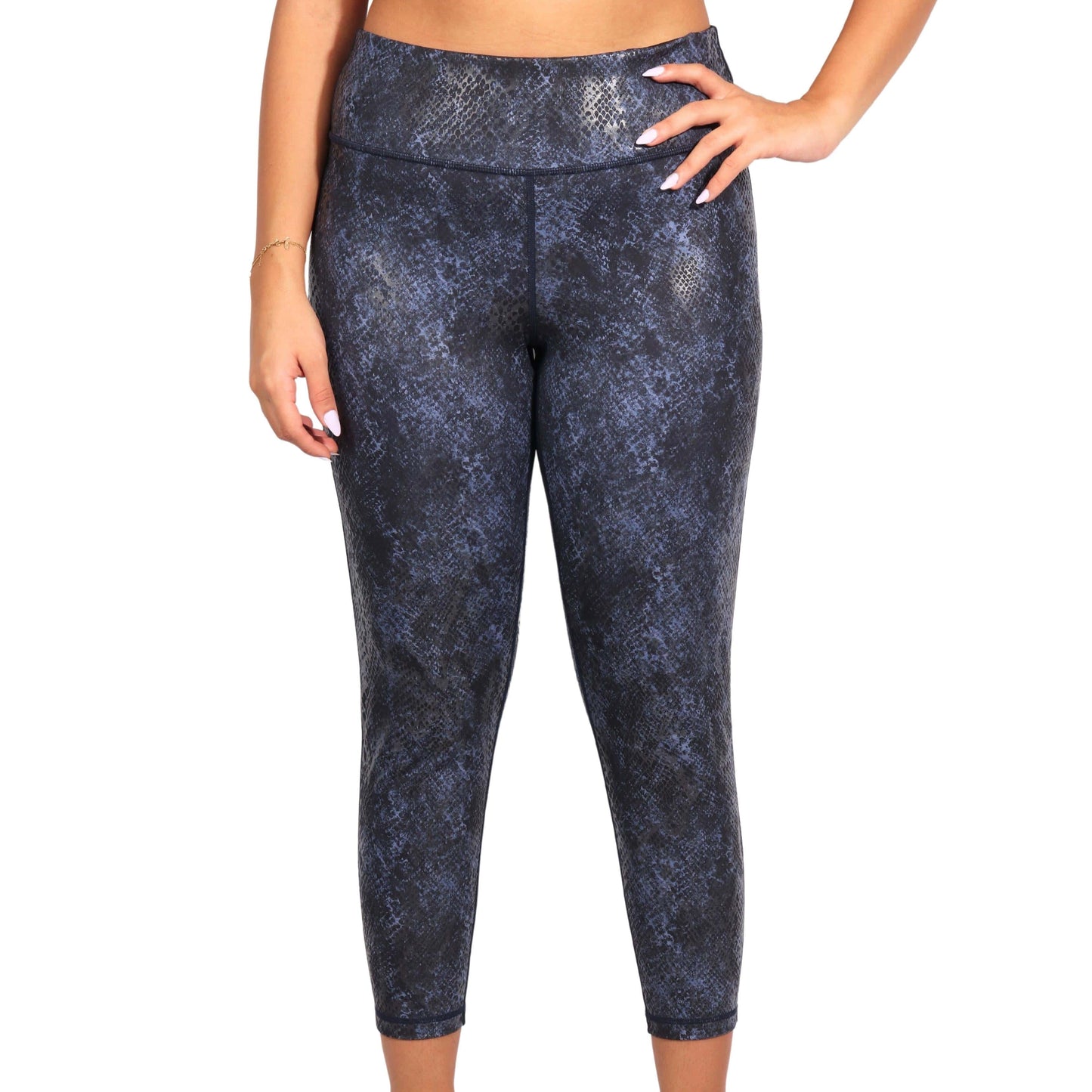 IDEOLOGY Womens sports L / Blue IDEOLOGY - Printed Pull Over Legging