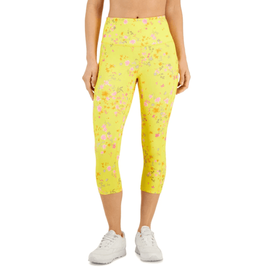 IDEOLOGY Womens sports M / Yellow IDEOLOGY - Women's Compression Active Cropped Leggings