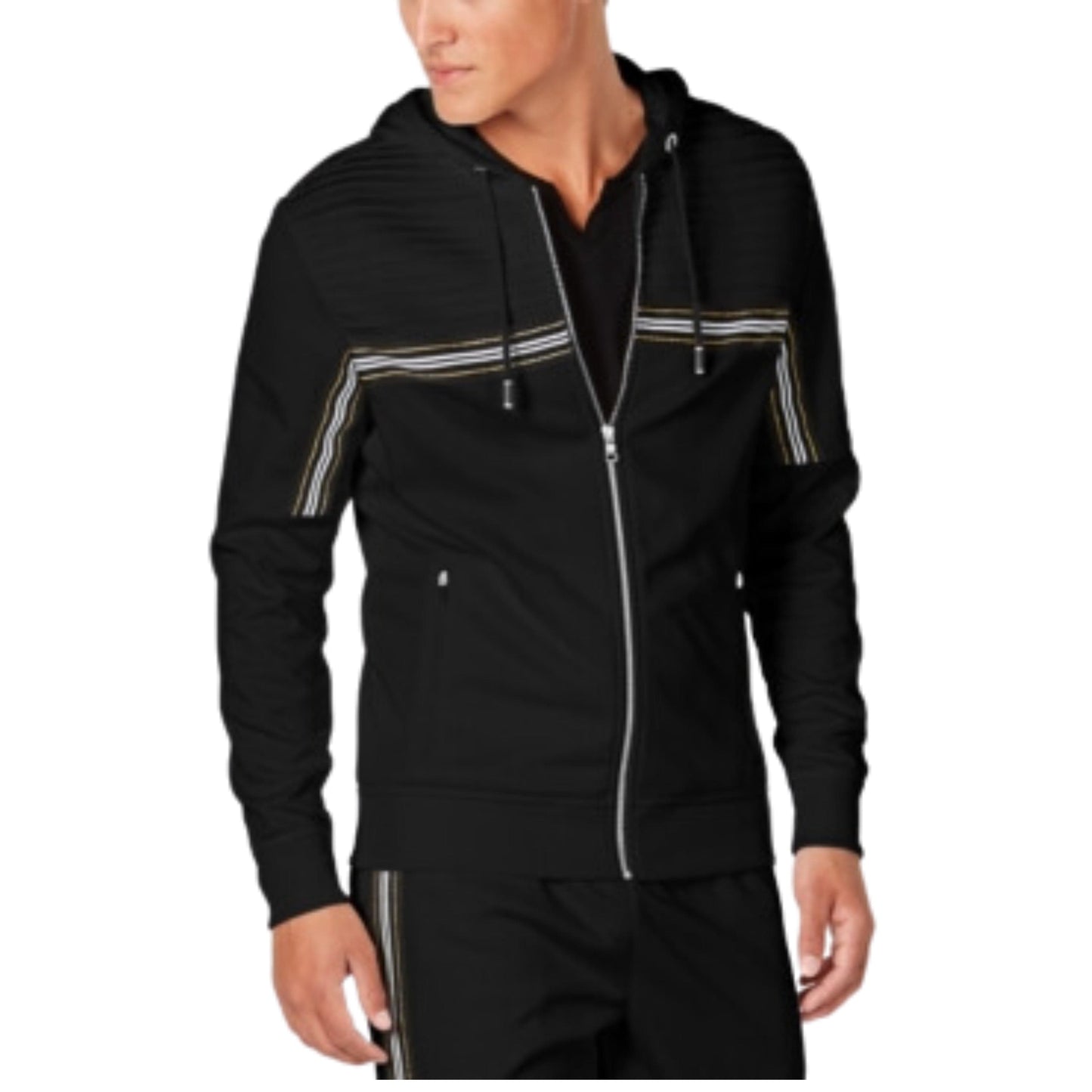 INC INTERNATIONAL CONCEPTS Mens Jackets XXXL / Black INC - Big & Tall Lampoon Comfy Cozy  Jacket