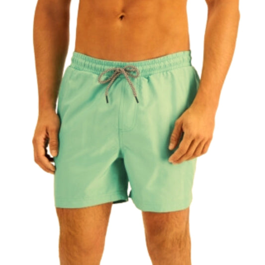 INC INTERNATIONAL CONCEPTS Mens Swimwear XXL / Green INC -  Solid Pocket Swim Trunks