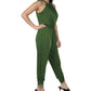 INC INTERNATIONAL CONCEPTS Womens Overall M / Green INC - Halter-Style Jumpsuit