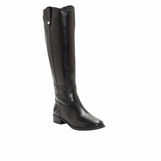 INC INTERNATIONAL CONCEPTS Womens Shoes 36 / Black INC INTERNATIONAL CONCEPTS -  Fawne Leather Knee-High Knee-High Boots