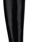 INC INTERNATIONAL CONCEPTS Womens Shoes 41 / Black INC - Keenah Patent Square Toe Thigh-High Boots