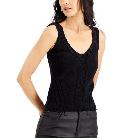 Black Tape Cotton Eyelash Duster Cardigan - Macy's