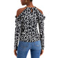 INC INTERNATIONAL CONCEPTS Womens Tops INC - Printed Chain-Strap Top