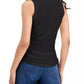 INC INTERNATIONAL CONCEPTS Womens Tops M / Black INC - Ruched Side Tie Tank Top