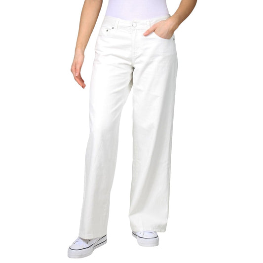 INDIGO REIN Womens Bottoms L / White INDIGO REIN - Loose-Fit Jeans