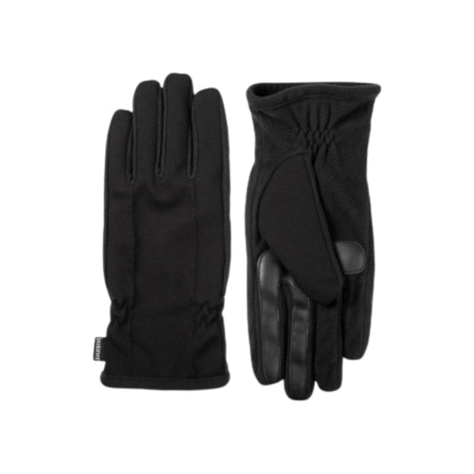 ISOTONER Gloves & Earmuffs M / Black ISOTONER - Fleece Lined SmartDri Driving Gloves