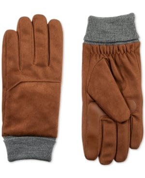 ISOTONER Gloves & Earmuffs L / Brown ISOTONER - Fleece Lining Water