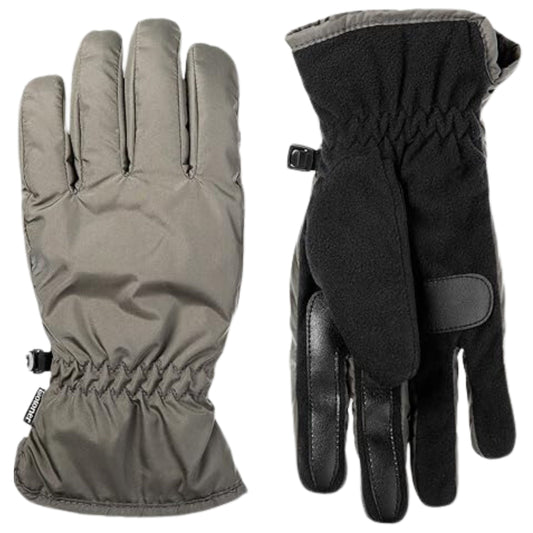 ISOTONER Gloves & Earmuffs L / Grey ISOTONER - Men Smart Fleece Lined Touch Screen Winter Gloves