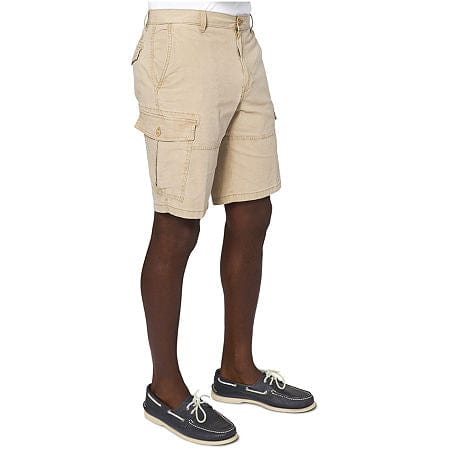 IZOD Mens Bottoms XL / Beige IZOD  - 10.5 Pigment Dyed Cargo Shorts
