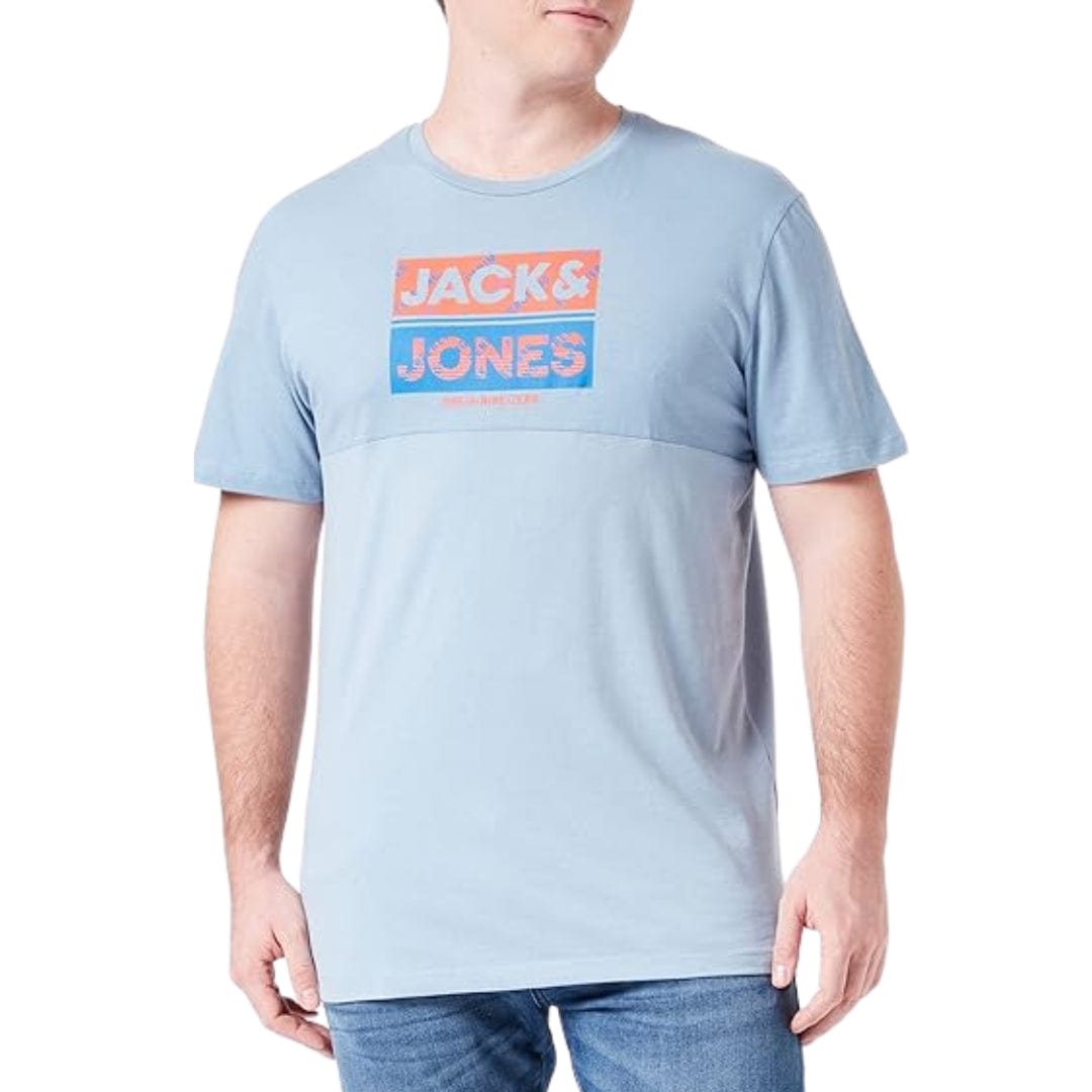 JACK & JONES M / Blue JACK & JONES - Branding Logo T-Shirt