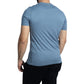 JACK & JONES S / Blue JACK & JONES - Front Branding T-Shirt