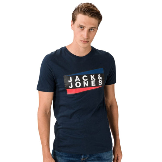 JACK & JONES S / Navy JACK & JONES - Logo T-shirt