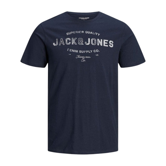 JACK & JONES S / Navy JACK & JONES - Short Sleeve O Neck T-shirt