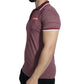 JACK & JONES Mens Tops S / Burgundy JACK & JONES - Collar Neck T-shirt