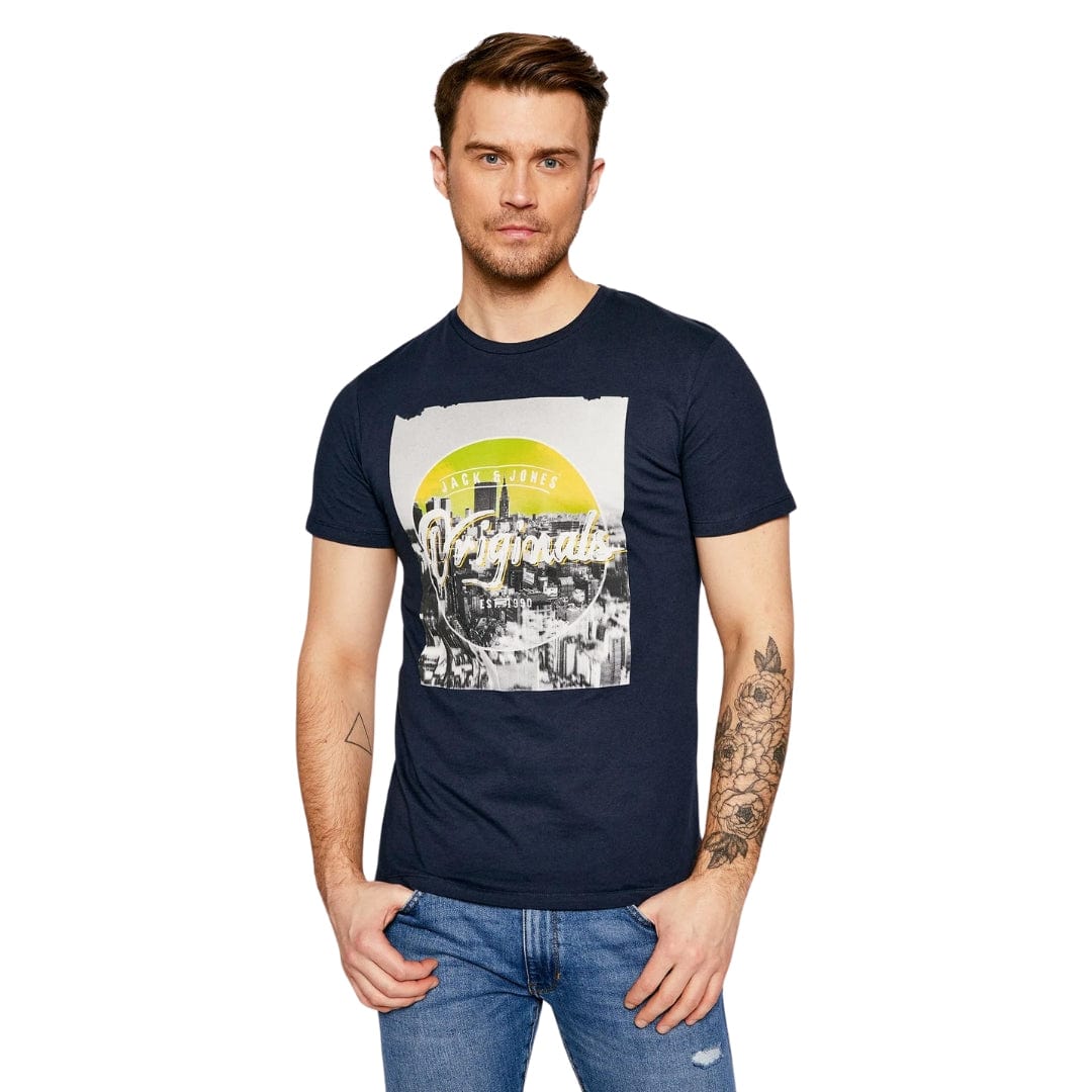 JACK & JONES Mens Tops JACK & JONES - Graphic T-Shirt