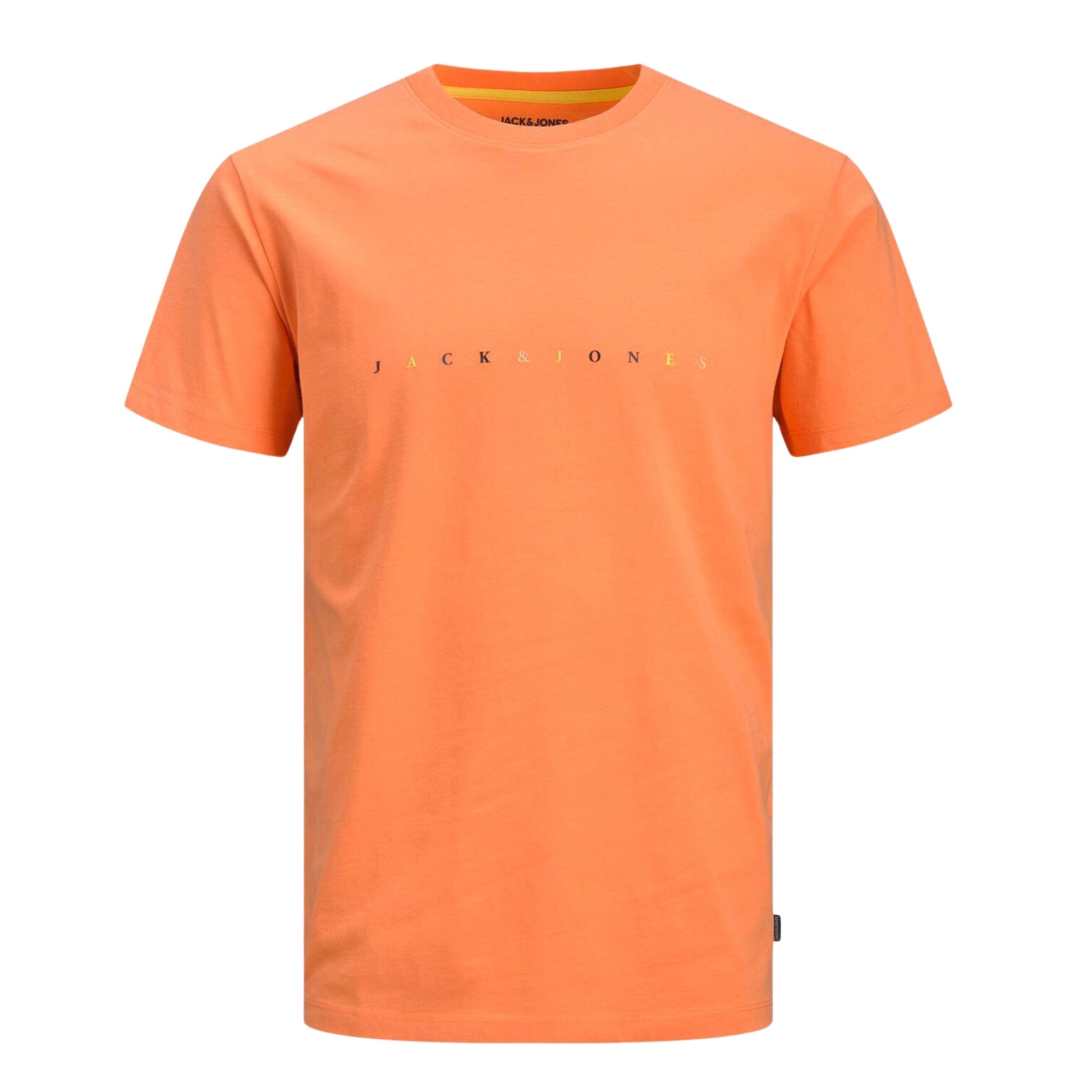 JACK & JONES Mens Tops M / Coral JACK & JONES - Logo T-Shirt