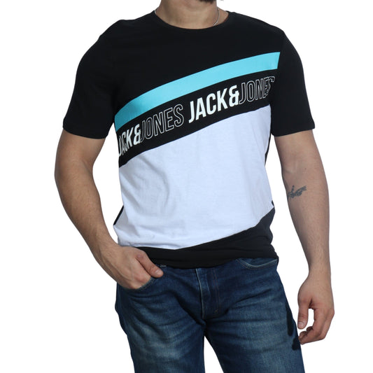JACK & JONES Mens Tops M / Multi-Color JACK & JONES - Logo T-Shirt