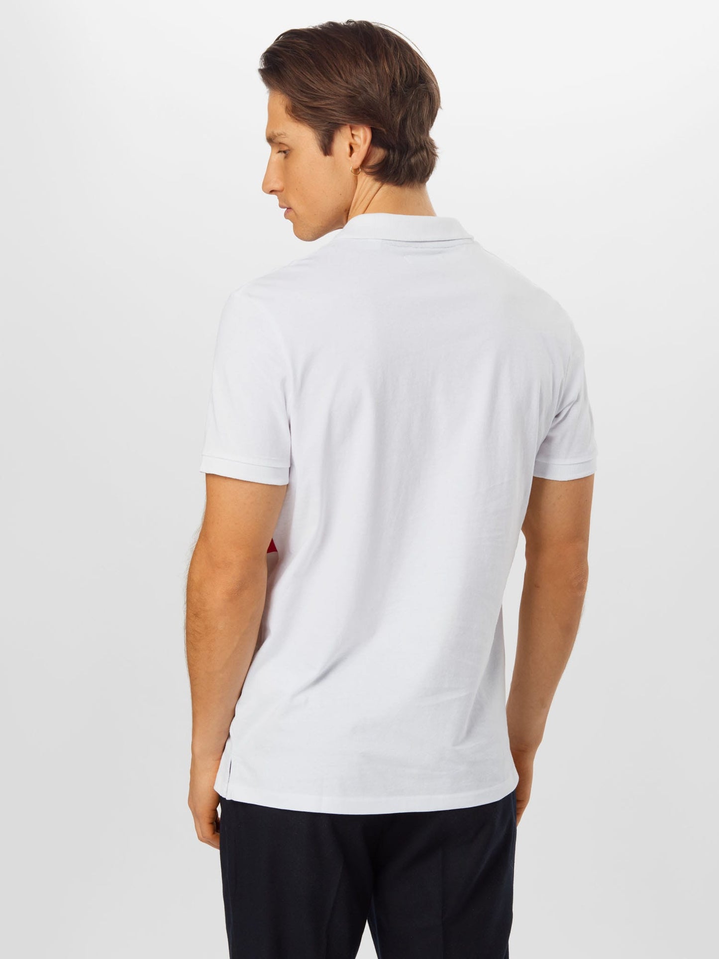 JACK & JONES Mens Tops S / White JACK & JONES -  Polo Shirt in Regular Fit