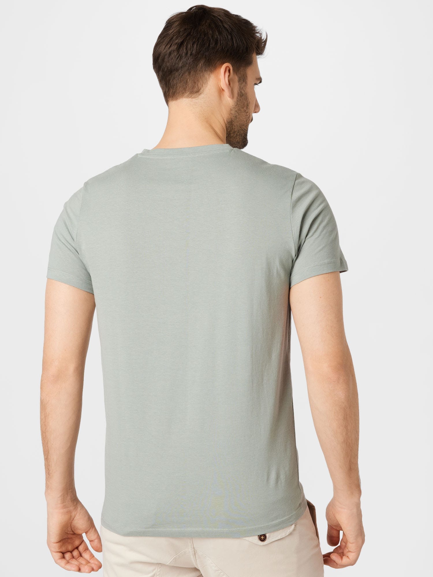 JACK & JONES Mens Tops S / Green JACK & JONES - Pull Over T-shirt