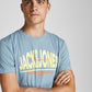 JACK & JONES Mens Tops S / Blue JACK & JONES - Round Neck T-shirt