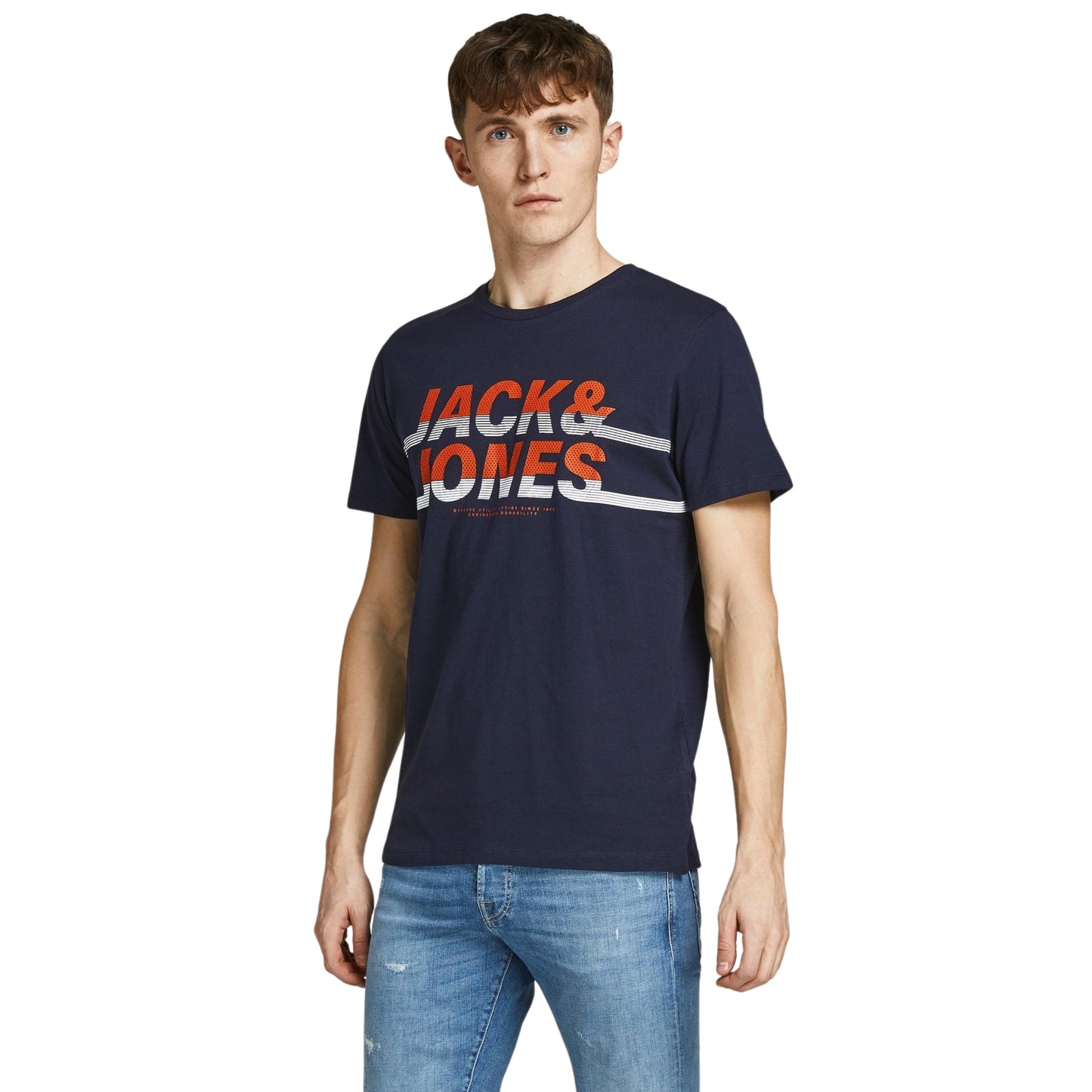 JACK & JONES Mens Tops L / Navy JACK & JONES - Shirt Charles