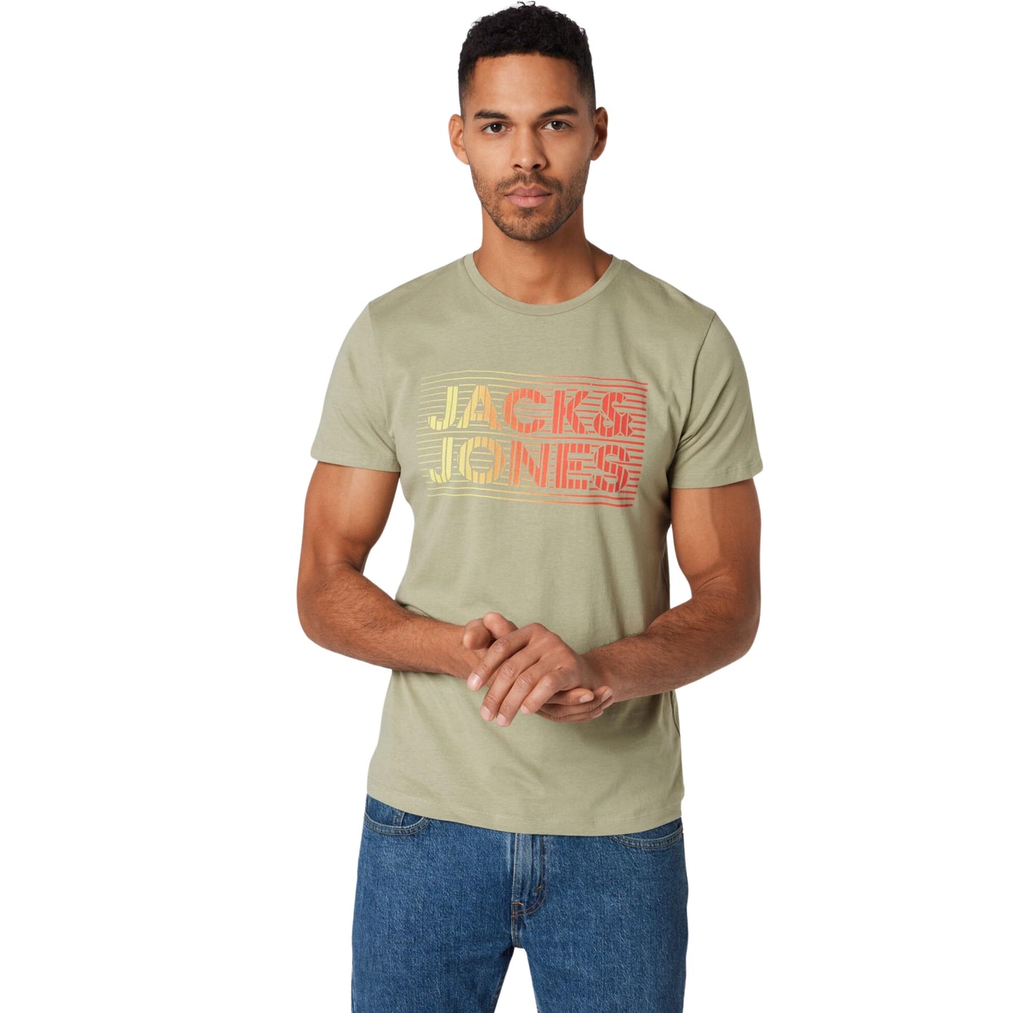 JACK & JONES Mens Tops L / Green JACK & JONES -  Shirt 'RAYMOND'