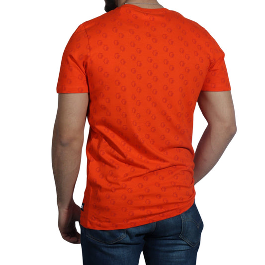 JACK & JONES Mens Tops M / Orange JACK & JONES - Short Sleeve T-Shirt