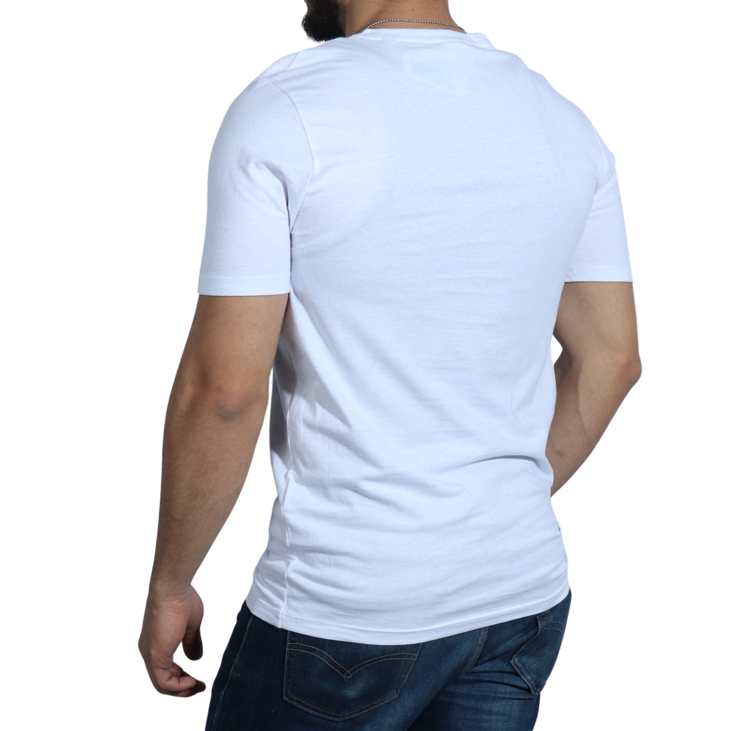 JACK & JONES Mens Tops M / White JACK & JONES - Short Sleeve Top