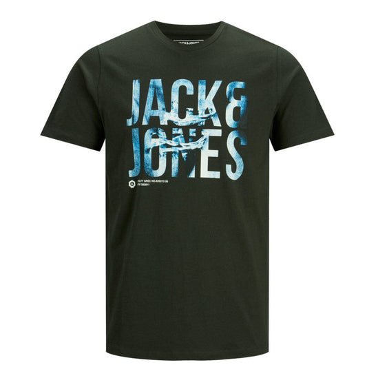 JACK & JONES Mens Tops S / Grey JACK & JONES -  Slim Fit Logo T-shirt