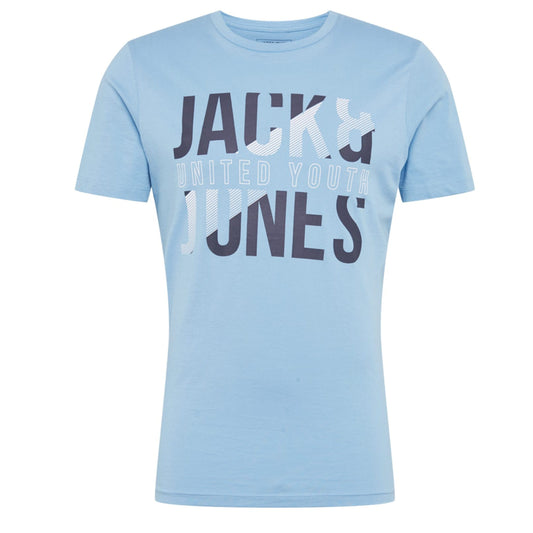 JACK & JONES Mens Tops S / Blue JACK & JONES - T-Shirt Koral