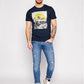 JACK & JONES Mens Tops M / Navy JACK & JONES - T-shirt Lyric