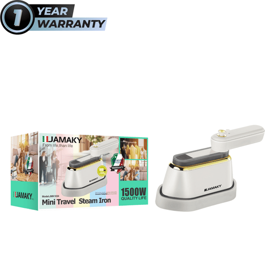 JAMAKY Home Appliances & Accessories 1500 W JAMAKY - Mini Travel Steam Iron