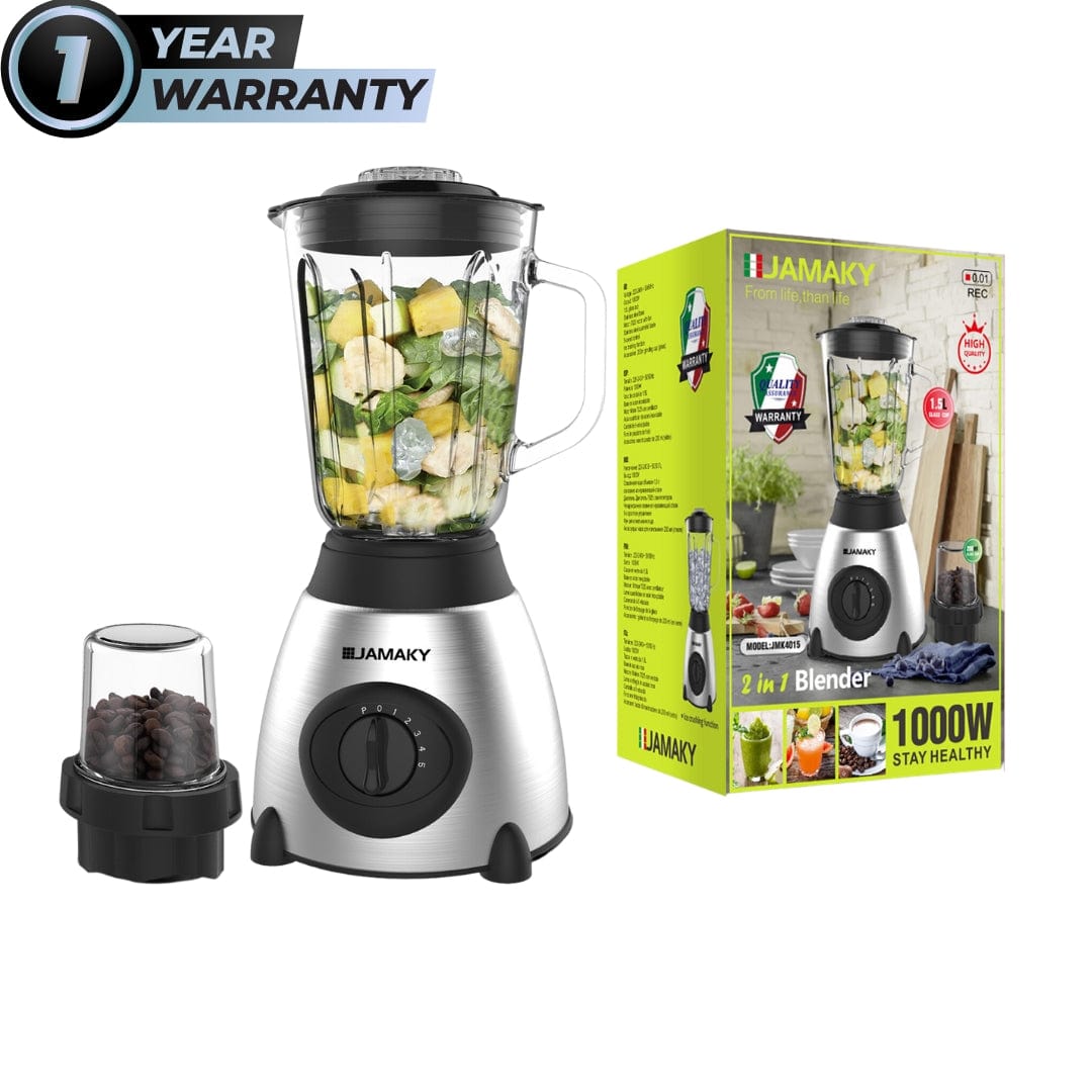 JAMAKY Kitchen Appliances 1000 W JAMAKY - 2 In 1 Blender 1000W