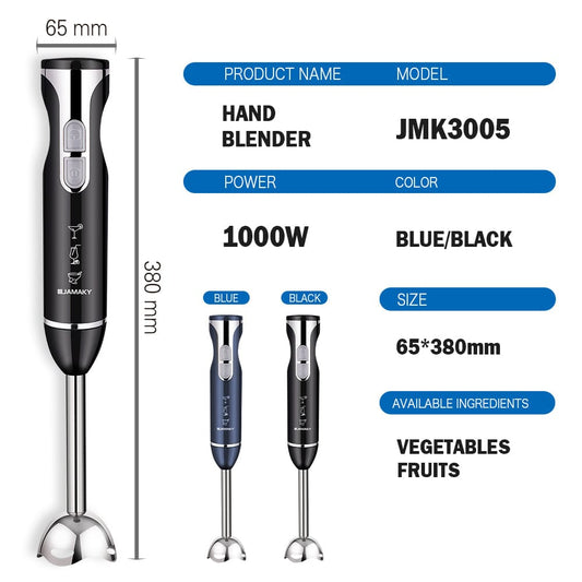 JAMAKY Kitchen Appliances JAMAKY - Hand Blender 1000W//DIFFERENT BOX
