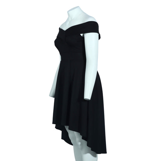 JASAMBAC Womens Dress L / Black JASAMBAC - Off Shoulder Dress