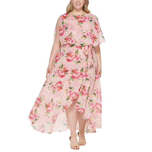 JESSICA HOWARD Womens Dress XXL / Multi-Color JESSICA HOWARD - Floral Maxi Dress