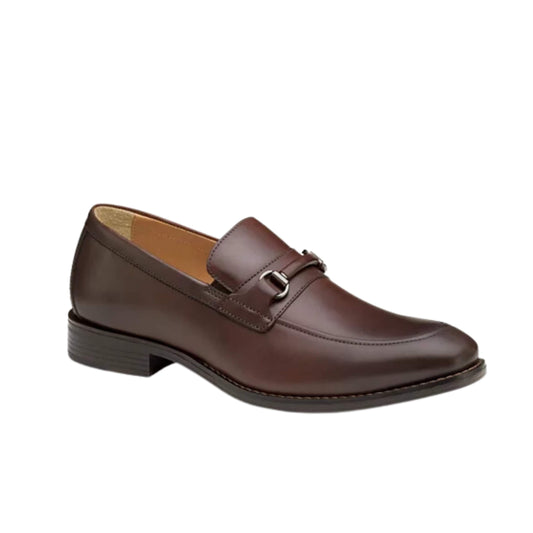 JOHNSTON & MURPHY Mens Shoes 41.5 / Brown JOHNSTON & MURPHY -  Lewis Bit Slip-On Dress Loafers