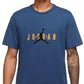 JORDAN Mens Tops L / Blue JORDAN -  Jordan Air Stretch Short Sleeve Crew T-Shirt