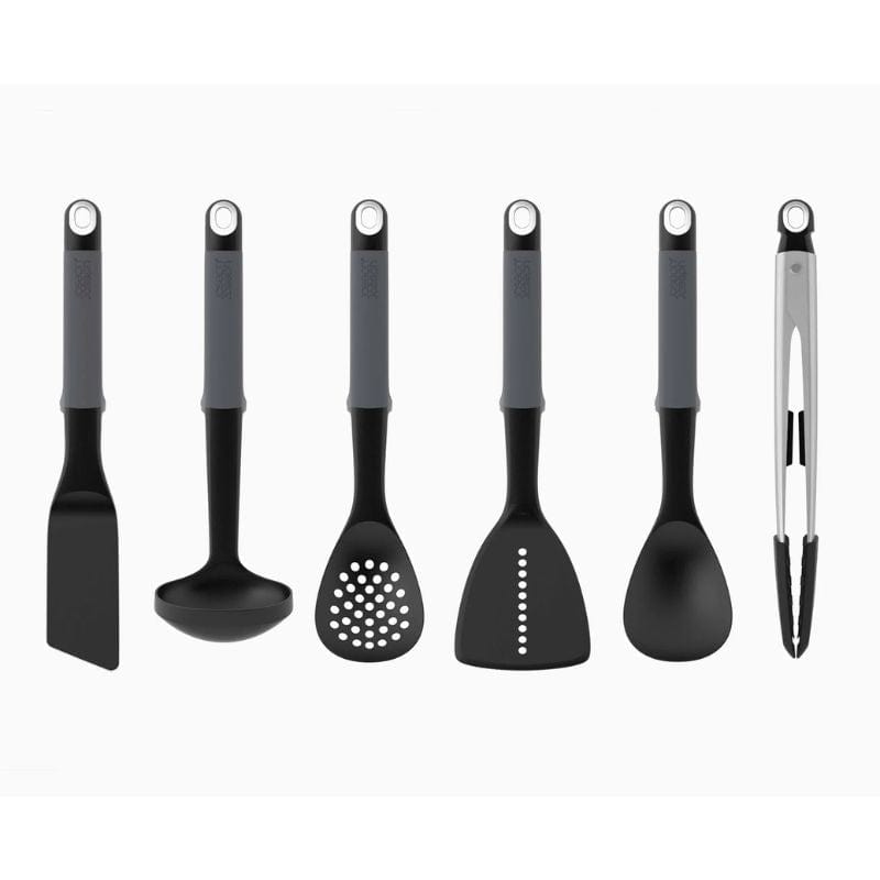 JOSEPH JOSEPH Kitchenware JOSEPH JOSEPH - Elevate™ 6-piece Grey Utensils Carousel Set with Tongs