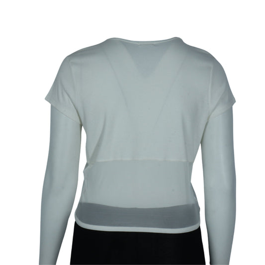 JOUE & JOY Womens Tops XXXXL / White JOUE & JOY - Designed Bottom Blouse