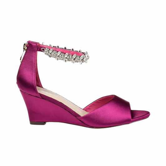 JOURNEE COLLECTION Womens Shoes 40 / Pink JOURNEE COLLECTION - Connor Wedge Heels with Open Toe