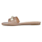 JOURNEE COLLECTION Womens Shoes 40 / Beige JOURNEE COLLECTION -  Leonie Slide Flat Slipper