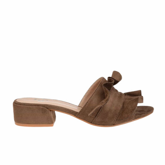 JOURNEE COLLECTION Womens Shoes 41.5 / Brown JOURNEE COLLECTION -  Sabica Block Heel Slide Sandals